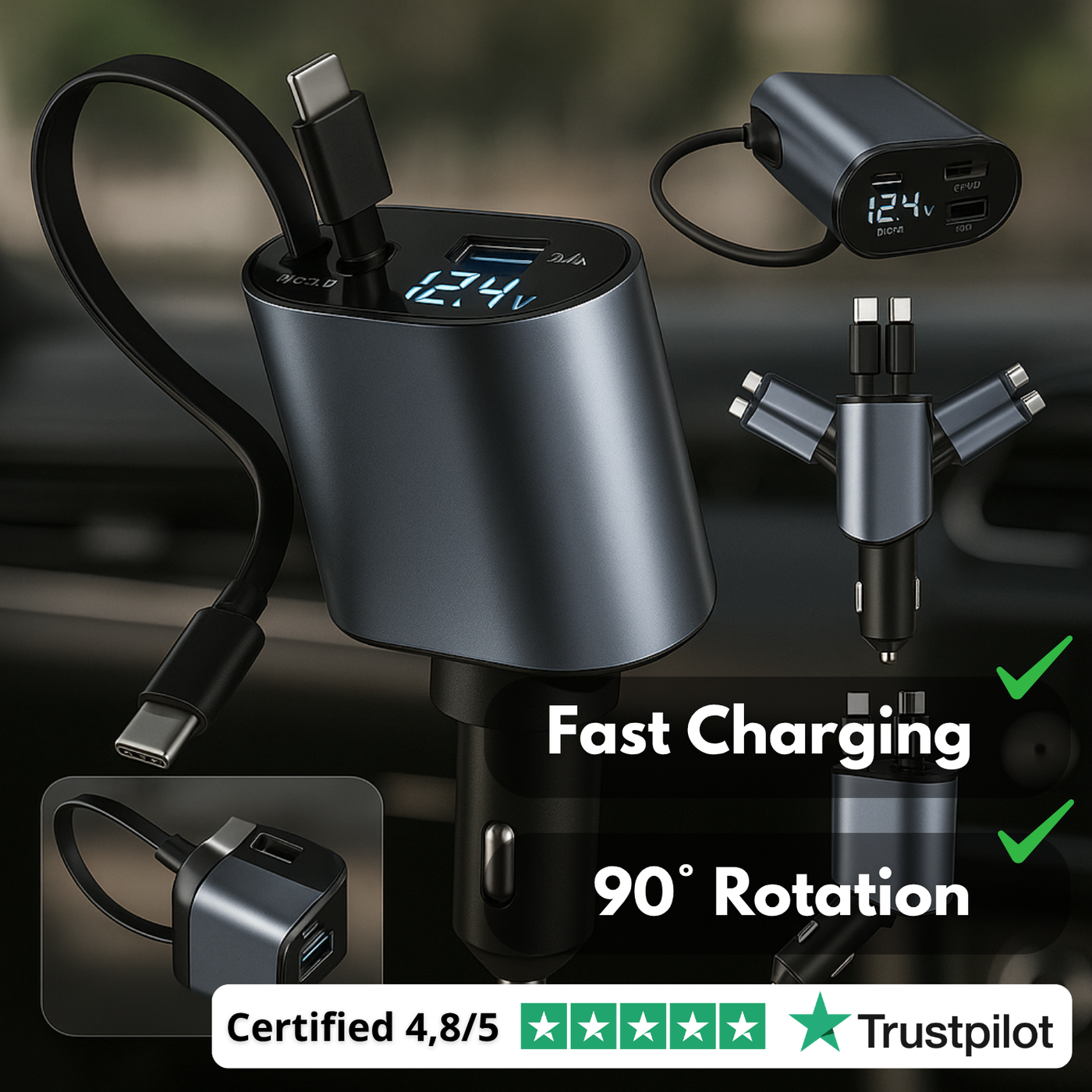 Autovolt – Smart Fast-Charge Adapter