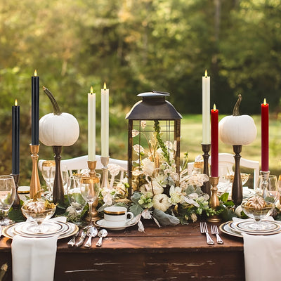 Ivora – Set of 6 Cone LED Candles