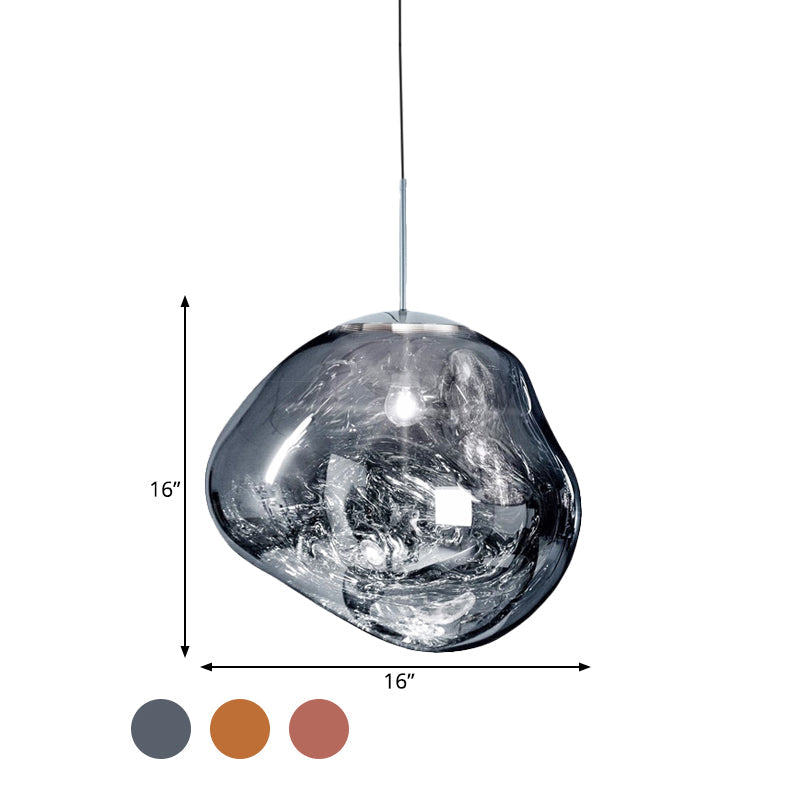Sorelli – Modern Silver-Red Pendant Light