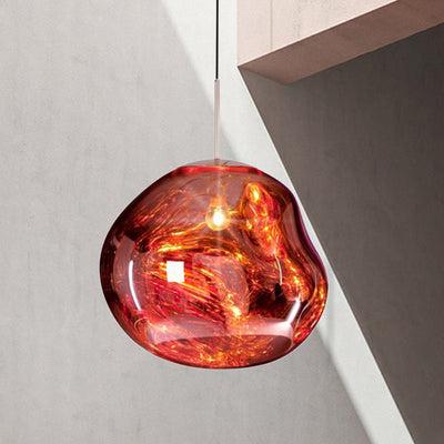 Sorelli – Modern Silver-Red Pendant Light