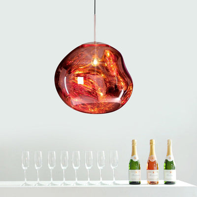 Sorelli – Modern Silver-Red Pendant Light