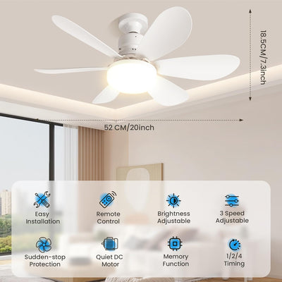 AeroLux – Ceiling Fan with LED Light