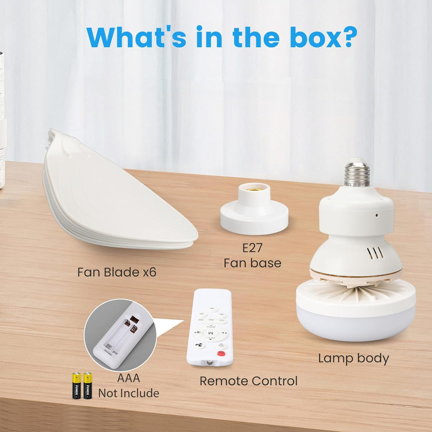 AeroLux – Ceiling Fan with LED Light