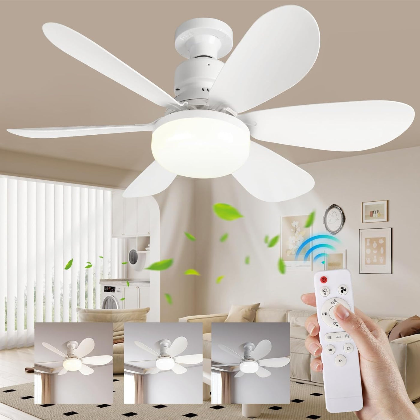 AeroLux – Ceiling Fan with LED Light