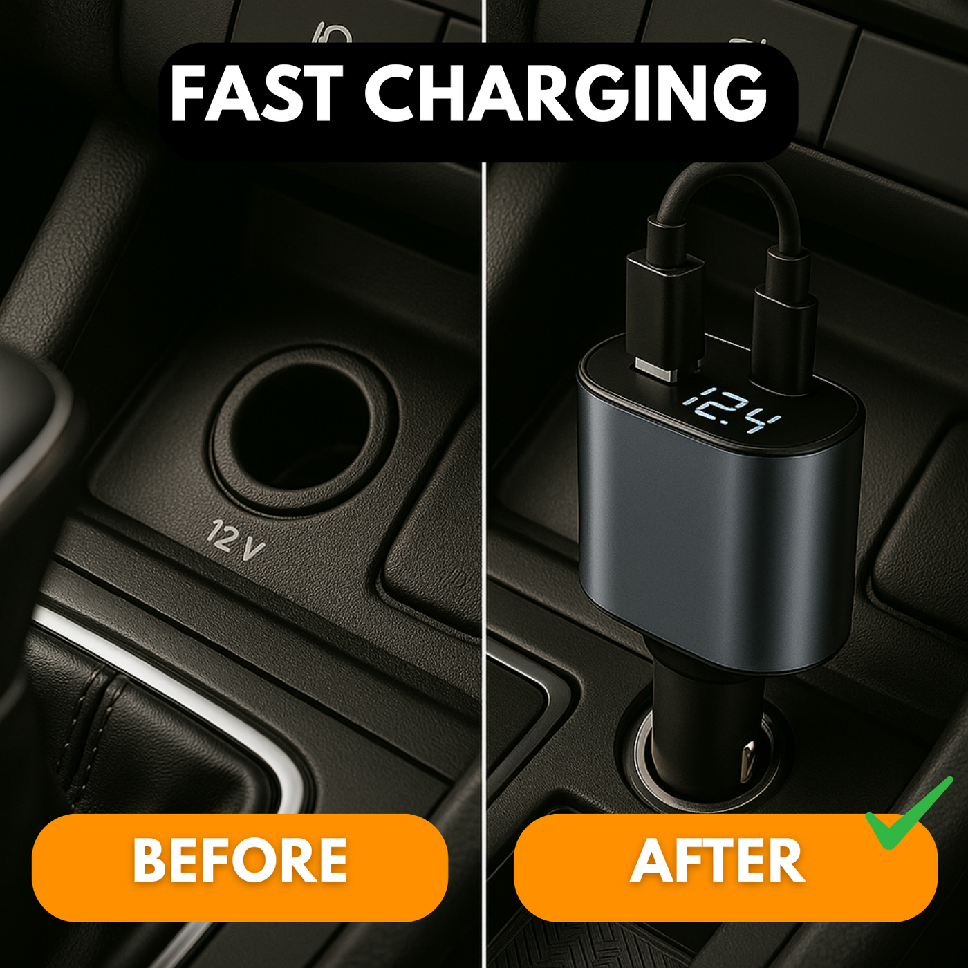 Autovolt – Smart Fast-Charge Adapter