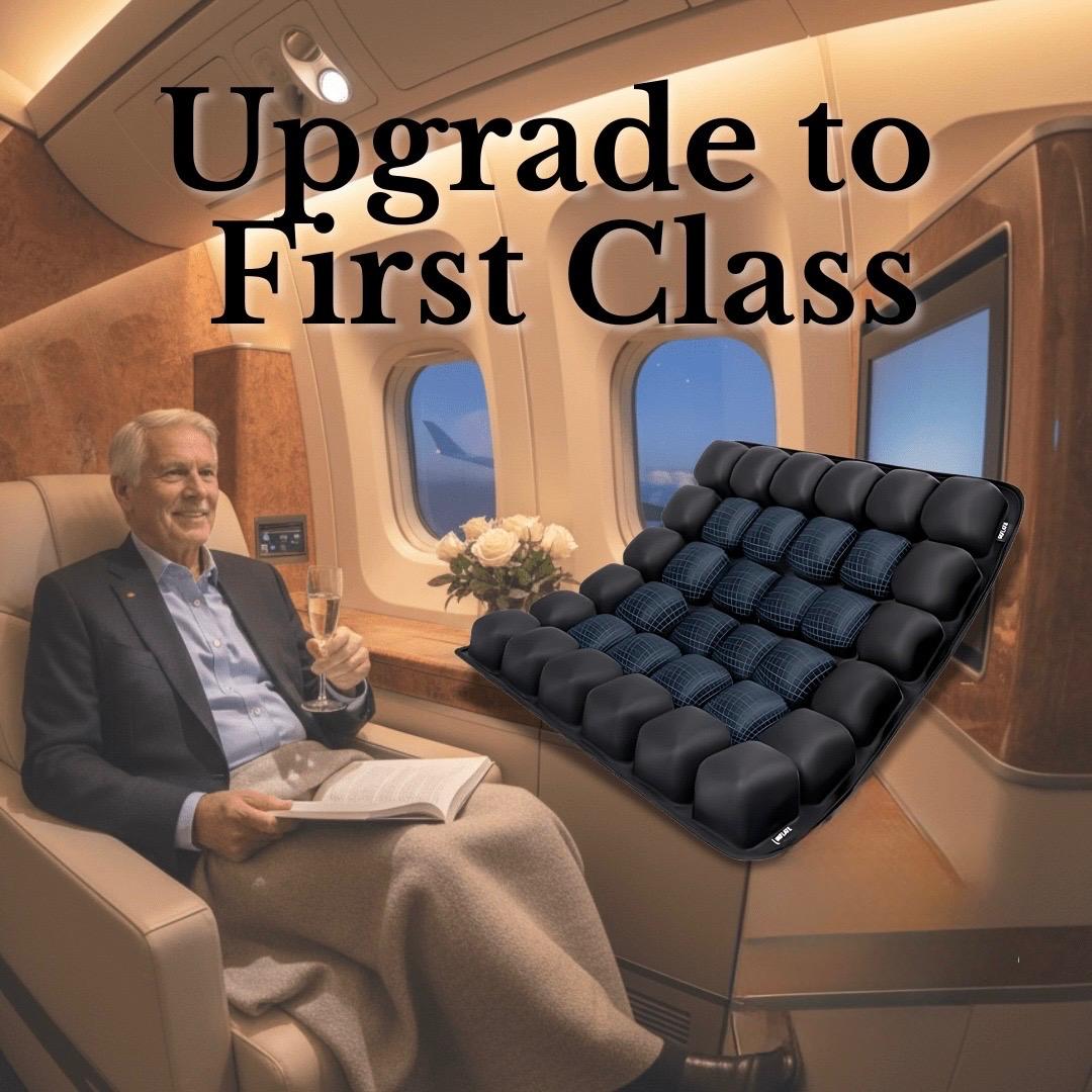 Cushy Bum – Inflatable Travel Cushion for Pain-Free Flights