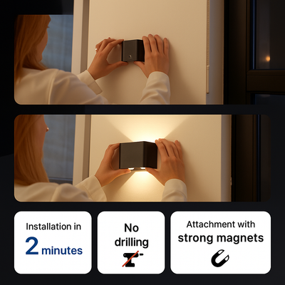LumoCube – Reusable Wall Light