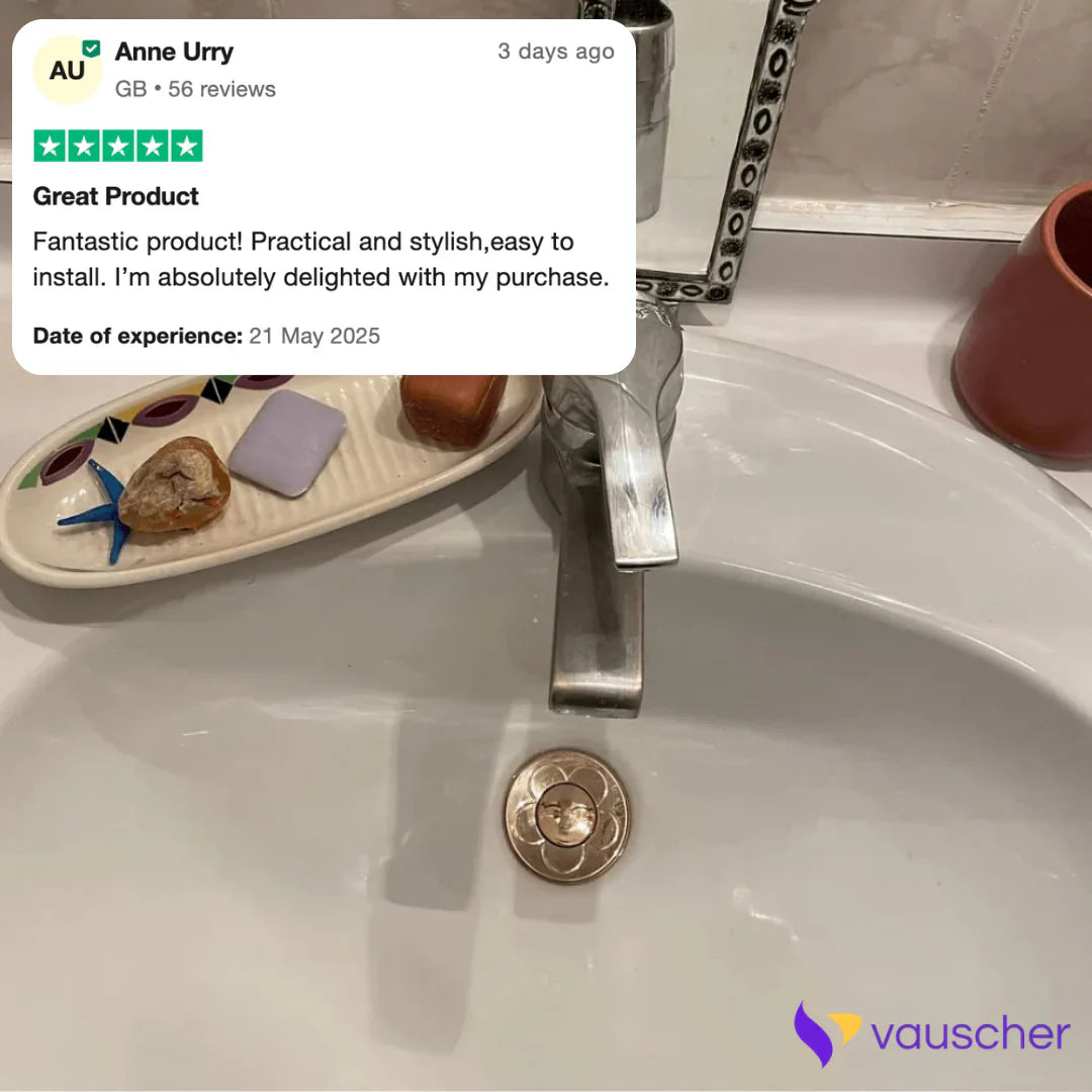 FlowEase – Anti-Clog Pop-Up Stopper