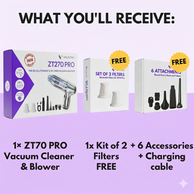 Ventra ZT270 Pro – Precision Handheld Auto Vacuum