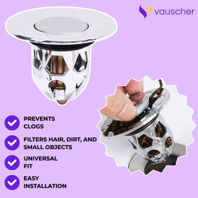 FlowEase – Anti-Clog Pop-Up Stopper