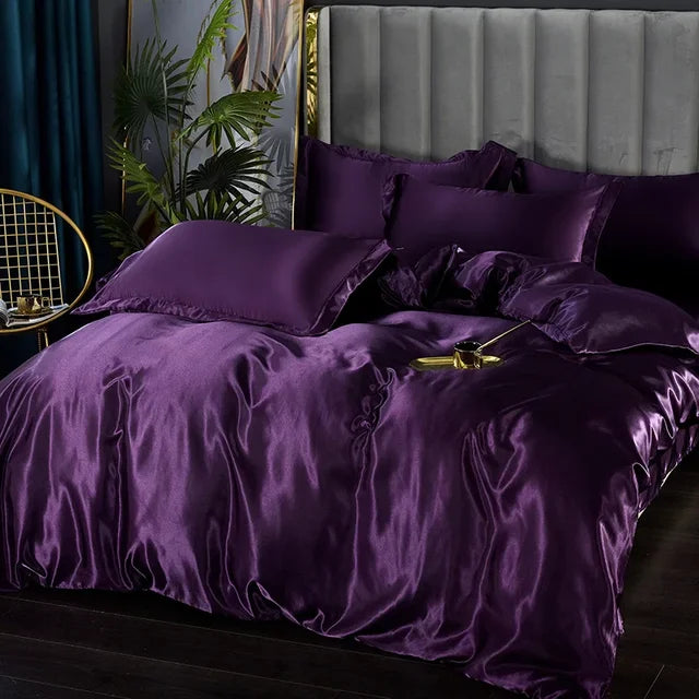 Selvra – Silk Satin Bedding Set