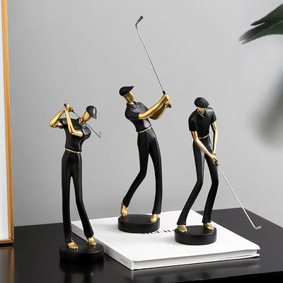 Parvion – Golf Decor Sculpture Set