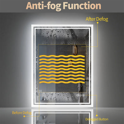 Caerra – Modern LED Wall Mirror