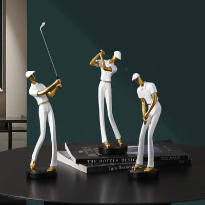 Parvion – Golf Decor Sculpture Set