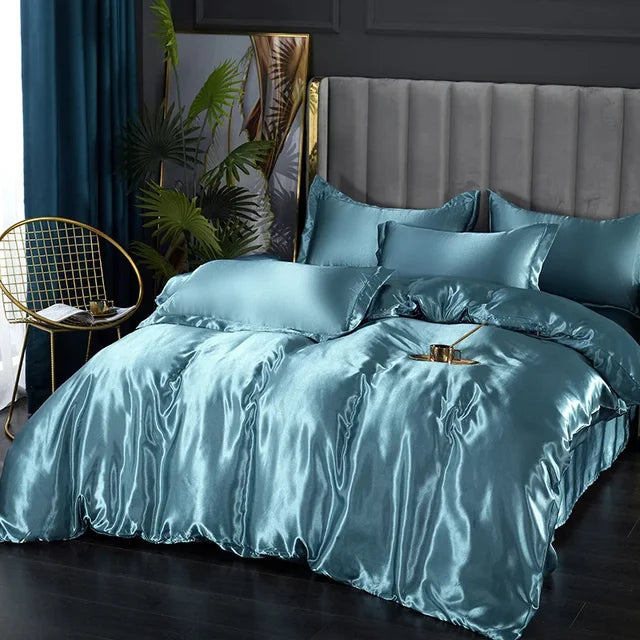 Selvra – Silk Satin Bedding Set