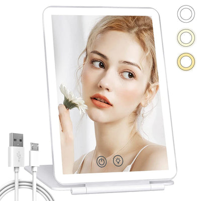 LumeFold – Portable LED Makeup Mirror