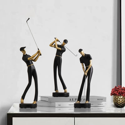 Parvion – Golf Decor Sculpture Set