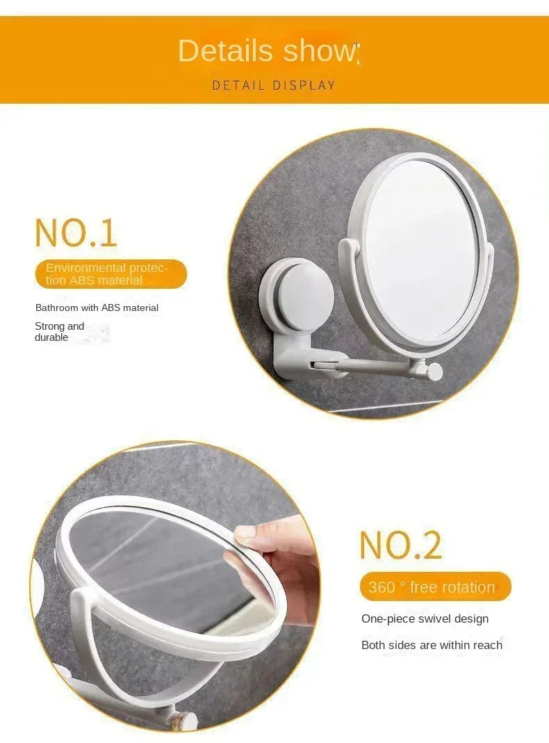 Miravo – Wall-Mounted Folding Makeup Mirror