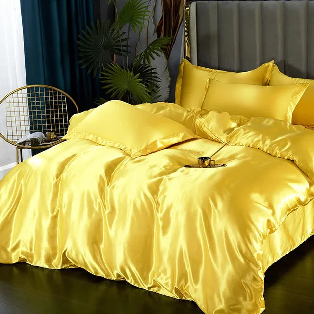 Selvra – Silk Satin Bedding Set