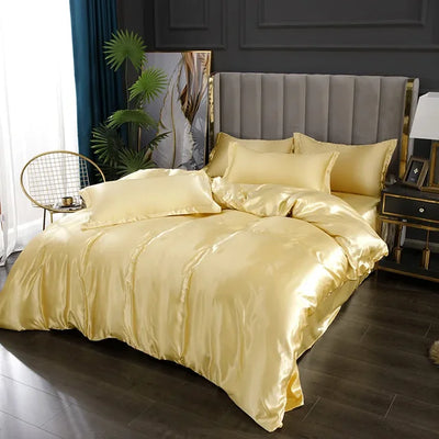 Selvra – Silk Satin Bedding Set