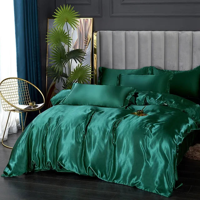 Selvra – Silk Satin Bedding Set