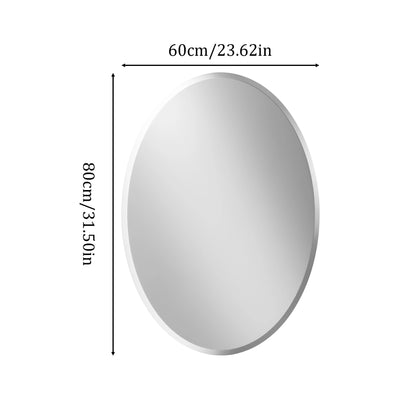 Elara – Oval Frameless Wall Mirror