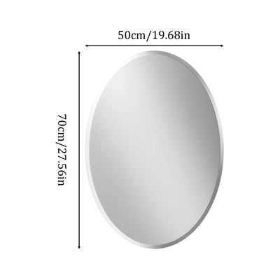 Elara – Oval Frameless Wall Mirror