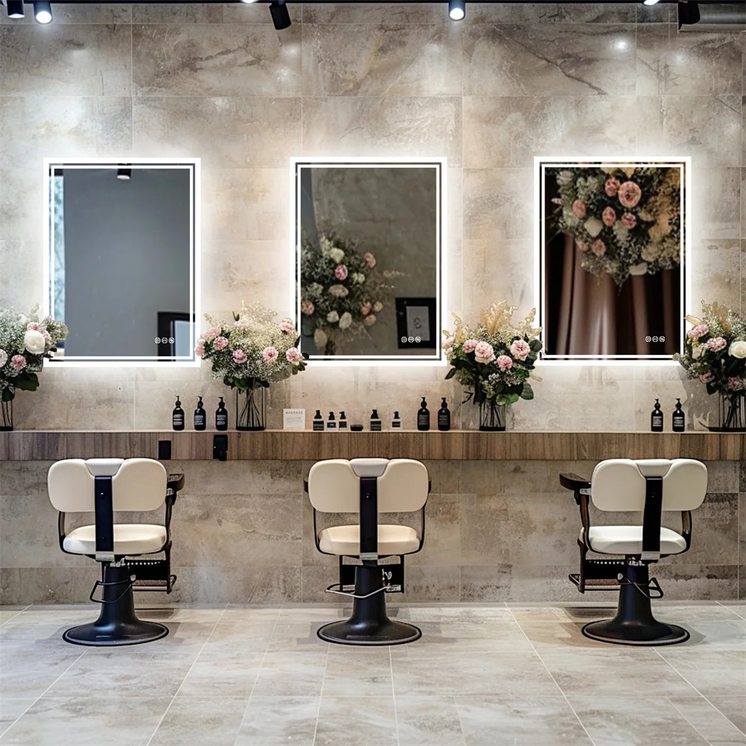 Caerra – Modern LED Wall Mirror