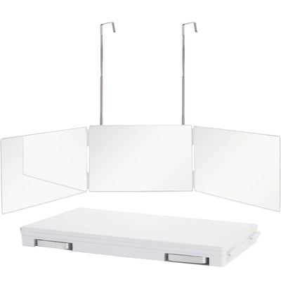 Miragé – 3-Panel Folding Mirror with Adjustable Hooks