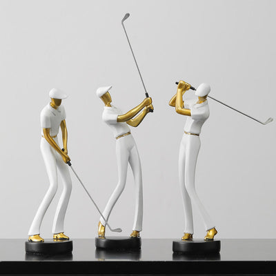 Parvion – Golf Decor Sculpture Set