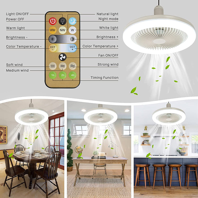 Breezia – Remote-Controlled Ceiling Fan Light