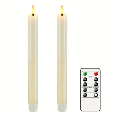 Ivora – Set of 6 Cone LED Candles